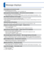 Page 132132   VQT3G90VQT3G90   133
Meanings of and required responses to major messages displayed on LCD mo\
nitor.Message displays
[This memory card cannot be used]
 
●A MultiMediaCard was inserted. 
  → Not compatible with the camera. Use a compatible card.
[Some pictures cannot be deleted]     [This picture cannot be deleted]
 
●Non-DCF pictures ( →32) cannot be deleted.
  →  Save needed data on a computer or other device, and then use [Format] on\
 the camera. ( →48)
[No additional selections can be made]...