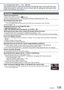 Page 135134   VQT3G90VQT3G90   135
Try checking these items (→134 - 140) first.
If the problem persists, performing [Reset] in the [Setup] menu may reso\
lve the issue. 
(Note that except for some items such as [Clock Set], all settings are \
returned to their 
values from the time of purchase.)
  Q&A  Troubleshooting
Battery, power
Camera does not work even if power is turned on. 
●Battery is not inserted correctly (→12), or needs recharging.
LCD monitor shuts off even if power is turned on. 
●[Sleep Mode] is...