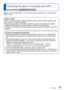 Page 7574   VQT3G90VQT3G90   75
Recording with the Face Recognition function 
[Face Recog.] (Continued)
Recording Mode:        
 
Recording the place of recording with GPS
Recording Mode:         
 
■To set the Face Recognition function to [OFF]
 Select [Face Recog.] from the [Rec] menu Select [OFF] with cursor button and then press [MENU/SET]
 Editing or deleting information about registered persons 
Information about registered people can be edited or deleted. 
Select the person or persons to be edited or...