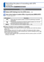 Page 7676   VQT3G90VQT3G90   77
For [GPS] menu setting procedures (→38)
Recording the place of recording with GPS 
(Continued)
Recording Mode:         
 Using GPS
Select [GPS Setting] from the [GPS] menu (→38)
Use cursor button to select [ON] or  and press [MENU/SET]
 • To cancel, select [OFF]
[GPS Setting]Description 
[ON]Even when the camera’s power is turned off, positioning is executed 
periodically.
Positioning is executed only while the camera’s power is on. (It is not 
executed while the camera’s power...
