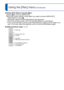 Page 8888   VQT3G90VQT3G90   89
For [Rec] menu setting procedures (→38)Using the [Rec] menu (Continued)
 
■
Setting White Balance manually ()
   Select  and press [MENU/SET].  Point the camera towards a white object (e.g. paper) and press [MENU/S\
ET].
White Balance is set to .
 • Making this setting will reset White Balance fine adjustment.
 • Even if the camera’s power is OFF, the set White Balance is remembered.
 • It may not be possible to set the correct White Balance if subjects are \
too bright or too...