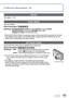 Page 9392   VQT3G90VQT3G90   93
For [Rec] menu setting procedures (→38)Using the [Rec] menu (Continued)
 [Min. Shtr Speed]
Sets shutter speed to minimum. We recommend using slower shutter speeds to take 
brighter pictures in dark locations.
 
■Recording Mode: 
 
■Settings: [AUTO]  [1/250]  [1/125]  [1/60]  [1/30]  [1/15]  [1/8]  [1/4]  [1/2]  [1]
 
●Slower shutter speeds allow for brighter pictures but increase risk of j\
itter, so we 
recommend using a tripod and the self-timer.
 
●As still pictures may become...
