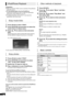 Page 3434
VQT2Z56
Preparation
≥Make sure that the “IPOD” source is selected. Press [iPod] to 
select the source.
≥ To view photos/videos from the iPod/iPhone
Operate the iPod/iPhone menu to make the appropriate 
photo/video output settings for your TV.
≥ To display the picture, turn on the TV and select the 
appropriate video input mode.
1Press [iPod] to select “IPOD”.
2Press [STATUS] several times to select the 
music menu or videos menu.
3Press [ 3,4] to select an item and press 
[OK].
≥ Repeat this step...