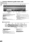 Page 66
RQT9508
Getting started 
Control reference guide (main unit)
1Standby/on switch (POWER Í/I) (> 19)
Press to switch the unit from on to standby mode or vice versa. In 
standby mode, the unit is still consuming a small amount of power.
2 Open or close the disc tray ( >19)
3 [BT300]  \BT303 [BT200] : SMART SETUP button ( >15)
[BT203] : EASY SETUP button ( >15)
4 St op  ( >19)
5 Start play ( >19)
6 Disc tray ( >19)
7 Connect iPod ( >30)
8 SD card slot ( >19)
9 [BT300]  \BT303 [BT200] : 
Connect Auto...