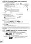 Page 1818
VQT2M13
STEP 4: AC power supply cord connection
Connect only after all other connections are complete.
AAC power supply cord  (included)
(For units with PX printed on the packaging)
≥If the power plug does not fit your AC outlet, use the AC plug adaptor (included). If it still doesnt fit, 
contact an electrical parts distributor for assistance.
[BT730]
≥AC power supply cord with a label is for the wireless  system. Do not use any other AC power supply cords 
except the supplied one. B
To a household...