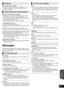 Page 43Reference
43
VQT2M13
I can’t connect to the network.
≥Confirm the network connection and settings. ( >17, 38)
≥ Check the operating instructions for each device and 
connect accordingly.
BD-Video or DVD-Video is not played.
≥ Ensure the disc is for the correct BD-Video region code or 
DVD-Video region number, and is not defective. ( >8)
≥ You have set a ratings level to limit BD-Video or DVD-Video 
play. Change this setting. ( >36)
≥ Some BD-Video can only be output with HDMI.
I cannot play back...