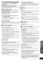 Page 43ReferenceOptional speaker 
settings
43
VQT2Q52
Reference
Troubleshooting guide
Before requesting service, please perform the 
following steps.
The following do not indicate a problem with this unit:
≥Regular disc rotating sounds.≥Image disturbance during search.
∫Unit doesn’t respond to remote control or 
front panel buttons.
Press and hold [Í/I] on the main unit for 5 seconds.jIf still unable to turn the unit off, disconnect the AC mains lead, wait 1 
minute, then reconnect the AC mains lead.
∫Cannot...