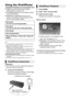 Page 2222VQT3X51
Using the iPod/iPhone
Compatible iPod/iPhone (as of December 2011)≥Update your iPod/iPhone with the latest 
software before using this unit.
≥ Compatibility depends on the software version 
of your iPod/iPhone.
≥ iPod/iPhone compatibility assures music 
playback and battery charge functions of this 
unit as a home theater system.
	≥ In some locations, reception status of an iPhone may be 
poor when it is loaded on this unit.
≥When the iPhone receives a call while connected to this unit,...