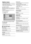 Page 2828VQT3X51
Option menu
A variety of playback operations and settings can 
be performed from this menu.
Available options differ depending on the playing 
contents and the condition of the unit.
About Multi User Mode
: Settings of the items with this indication are 
saved by the respective users registered in the 
Home menu.
Please refer to page 19 for details about user 
registration and switching.
1Press [OPTION].
e.g., BD-Video
2Select an item and change the settings.
To exit the screen
Press [OPTION]....