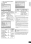 Page 21Getting started 
21
VQT3D27
Wireless Setting
Network Easy Setting (Home Network Connection Check)Network Easy Setting (Internet Connection Check)
	≥
Refer to the operating instructions of the hub or router.
≥ WPS (Wi-Fi Protected Setup) is a standard that facilitates settings relating 
to the connection and security of wireless LAN devices. To see whether 
your Wireless router supports WPS, check the Wireless router operating 
instructions.
≥ You can perform this setup anytime by selecting “Network Easy...