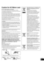 Page 33
VQT3M06
Caution for AC Mains Lead
(For the United Kingdom and Ireland)
For your safety, please read the following text carefully.
This appliance is supplied with a moulded three pin mains plug 
for your safety and convenience.
A 5-ampere fuse is fitted in this plug.
Should the fuse need to be replaced please ensure that the replacement fuse 
has a rating of 5-ampere and that it is approved by ASTA or BSI to BS1362.
Check for the ASTA mark Ï or the BSI mark Ì on the body of the fuse.
If the plug...