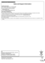 Page 56Web Site: http://panasonic.net 
Panasonic Corporation 2011
Panasonic Corporation
Winsbergring 15, 22525 Hamburg, Germany EU
Pursuant to at the directive 2004/108/EC, article 9(2)
Panasonic Testing Centre
Panasonic Marketing Europe GmbHPb
EU
\For	he\United\Kingdom\and\Ireland\customers\
Sales and Support Information
Customer Care Centre≥ For customers within the UK: 0844 844 3852
≥ For customers within Ireland: 01 289 8333
≥ Visit our website for product information
www.panasonic.co.uk
≥E-mail:...