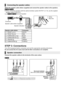 Page 1212VQT3Z79
Attach the speaker cable sticker (supplied) and connect the speaker cables to the speakers.
[BTT583] [BTT490]
≥ When connecting speakers with the optional wireless system SH-FX71 ( >10), use the supplied 
speaker cables of SH-FX71.
e.g.,  [BTT583]  [BTT490]  Surround speaker
STEP 3: Connections
Turn off all equipment before connection and read the appropriate operating instructions.
Do not connect the AC mains lead until all other connections are complete.
Connect the speaker cables to the...