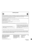 Page 36Manufactured under license from Dolby Laboratories.
“Dolby”, “Pro Logic” and the double-D symbol are trademarks
of Dolby Laboratories.
Apparatus Claims of U.S. Patent Nos. 4,631,603, 4,577,216, and 4,819,098, licensed for limited viewing uses only.
This product incorporates copyright protection technology that is protected by method claims of certain U.S. patents and other intellectual
property rights owned by Macrovision Corporation and other rights owners. Use of this copyright protection technology...