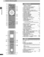 Page 10Getting started
RQT6220
10
Control reference guide
Remote control
1Tuner/Aux r TV/Video button
[TUNER/AUX, TV/VIDEO]  . . . . . . . . . . . . . . . . . . . . . . . 20, 25
Pressing [TUNER/AUX] also turns the unit on.
2Position memory button [P.MEMORY]  . . . . . . . . . . . . . . . 12
3Power r TV power button [Í, TV Í]  . . . . . . . . . . . . . 11, 25
4Open/close button [
?
A
BD
E
F
G
H
J
K
L
M
N
O
GUI DISPLAY
SUBTITLE
SUBWOOFER
LEVEL AUDIOPAGE
ANGLEGROUP
SLEEP9
@I
TUNER/AUX
POWER
VOLUME
PHONESDOWNUP...