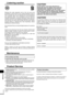 Page 2626
RQT7949
Reference
Listening caution
Selecting fine audio equipment such as the unit you’ve just
purchased is only the start of your musical enjoyment. Now it’s
time to consider how you can maximize the fun and excitement
your equipment offers. This manufacturer and the Electronic
Industries Association’s Consumer Electronics Group want you
to get the most out of your equipment by playing it at a safe level.
One that lets the sound come through loud and clear without
annoying blaring or distortion-and,...