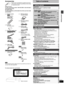 Page 33
RQT6750
Getting started
Accessories
Please check and identify the supplied accessories. 
Use numbers indicated in parentheses when asking 
for replacement parts.
(Only for U.S.A.)
To order accessories contact 1-800-332-5368 or web site (http://
www.panasonic.com).
(For other areas)
To order accessories, call the dealer from whom you have made 
your purchase.
∏1 Remote control
[HT900]
(EUR7623X70)
[HT700]
 [HT690](EUR7623X60)
∏2 Batteries 
for remote control
∏1 AC power supply cord...