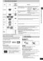 Page 1515
RQT7429
Discs that can be played/Disc handling
Discs that can be played
§A process that allows play on compatible equipment.
≥It may not be possible to play the above discs in all cases due to the type of disc or condition of the recording.
∫Discs that cannot be played
DVD-ROM, CD-ROM, CDV, CD-G, DVD+R, iRW, DVD-RW, SACD, 
Divx Video Discs and Photo CD, DVD-RAM that cannot be removed 
from their cartridge, 2.6-GB and 5.2-GB DVD-RAM, and “Chaoji 
VCD” available on the market including CVD, DVCD and...