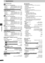 Page 3636
RQT7429
Specifications
Specifications
AMPLIFIER SECTION
[HT878]
RMS Output Power: Dolby Digital Mode
Front Ch  55 W per channel (6 ≠), 1 kHz, 10 % THD
Surround Ch  55 W per channel (6 ≠), 1 kHz, 10 % THD
Center Ch  160 W per channel (6 ≠), 1 kHz, 10 % THD
Subwoofer Ch  220 W per channel (4 ≠), 100 Hz, 10 % THD
Total RMS Dolby Digital mode power  600 W
[Southeast[Asia,[the[Middle[East,[South[Africa,[Saudi[Arabia[and[Kuwait[
PMPO output power5000 W
DIN Output Power: Dolby Digital Mode
Front Ch 40 W per...