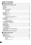 Page 44
Table of Contents
IMPORTANT SAFETY INSTRUCTIONS  ............................................................... 3
Licenses ................................................................................................................ 3
Accessories .......................................................................................................... 5
Unit care  ................................................................................................................ 5
Control reference...