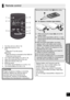 Page 77
Operating Instructions
1 Turn this unit on or off (>12)
2 Select the source (> 12)
[TV]: Select the TV as the source
[BD/DVD]: Select the device connected to the HDMI AV 
IN terminal as the source
3 Turn Clear-mode Dialog on or off (> 13)
4 Adjust the Subwoofer level of this unit
5 Adjust the Volume of this unit
6 Mute the sound
7 Turn Dolby Virtual Speaker on or off ( >13)
8 Turn Sound Effect on or off ( >13)
Remote control
CAUTIONDanger of explosion if battery is incorrectly 
replaced. Replace only...