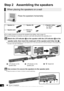 Page 1010
VQT3Q59
≥For a safety measure to prevent the speakers from falling, refer to page 16.
≥ To prevent damage or scratches, lay down a soft cloth and perform the assembly on it.
Match the L/R indicator  A on the speaker with the L/R indicator  B on the 
speaker joint, then insert the metal part of the speaker joint fully into  C.
≥Do not connect the left speaker to the right speaker joint or vice versa. Be sure to verify the orientation of the speaker with  
the label on the rear of the speaker.
Use...