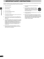 Page 44
RQT6719
Getting started
IMPORTANT SAFETY INSTRUCTIONS
Read these operating instructions carefully before using the unit. Follow the safety instructions on the unit and the applicable safety instructions 
listed below. Keep these operating instructions handy for future reference.
1) Read these instructions.
2) Keep these instructions.
3) Heed all warnings.
4) Follow all instructions.
5) Do not use this apparatus near water.
6) Clean only with dry cloth.
7) Do not block any ventilation openings. Install...