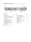 Page 1414
Localização dos Controles
Unidade Principal
Tecla Página
1Liga/Desliga 
u uu u
u/l
Pressione para chavear do modo ligado
para o modo de espera ou vice-versa.
quando está   no modo de espera o aparelho
consome uma pequena quantidade de
energia.................................................................... 2 1
2
6 66 6
6OPEN/CLOSE
“Abrir/Fechar” compartimento do disco.............. 2 1
3=/
0, ) )) )
)/+ ++ +
+,   
TUNING  
Teclas para salto, busca, avanço e
retrocesso rápido, sintonia ou...