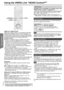 Page 2222
RQTX0246
Getting Started Playing Discs Other Operations Reference
 
Other Operating 
Using the VIERA Link “HDAVI ControlTM”
VIERA Link “HDAVI Control”
VIERA Link “HDAVI Control” is a convenient function that 
offers linked operations of this unit, and a Panasonic TV 
(VIERA) under “HDAVI Control”. You can use this function 
by connecting the equipment with the HDMI cable. See the 
operating instructions for connected equipment for 
operational details.
≥VIERA Link “HDAVI Control”, based on the control...