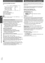 Page 2020
Using on-screen menus / About DivX VOD contents
RQTX0098 ENGLISH
Using on-screen menus
Confirming HDMI informatione.g.
1 Connection status
2 Shows the output signal type.
3 Shows the number of audio channels.
4 (➜19, VIDEO FORMAT)
5 (➜19, COLOUR SPACE)
[Note]
When “OFF” is selected in “AUDIO OUT” (➜23, “HDMI” menu), “– – –” will 
be displayed in “AUDIO STREAM”.
You can display subtitles text recorded onto the DivX video disc on this unit.Depending on the methods used to create the file, the following...