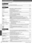 Page 3434
Troubleshooting guide
RQTX0098 ENGLISH
Troubleshooting guide
Before requesting service, make the following checks. If you are in doubt about some of the check points, or if the solutions indicated in the chart do not 
solve the problem, consult your dealer for instructions.
(Continued on next page)
Power
No power.≥Insert the AC mains lead securely.9
The unit is automatically switched 
to standby mode.≥The Sleep timer was working and had reached the set time limit.12
Unit displays
The display is...