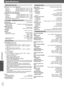 Page 3838
Specifications
RQTX0098 ENGLISH
Specifications
RMS Output Power: Dolby Digital Mode
Front Ch  125 W per channel (3≠), 1 kHz, 10 % THD
Surround Ch  125 W per channel (3≠), 1 kHz, 10 % THD
Center Ch  250 W per channel (6≠), 1 kHz, 10 % THD
Subwoofer Ch  250 W per channel (6≠), 100 Hz, 10 % THD
Total RMS Dolby Digital mode power  1000 W
DIN Output Power: Dolby Digital Mode
Front Ch 75 W per channel (3 ≠), 1 kHz, 1 % THD
Surround Ch  75 W per channel (3≠), 1 kHz, 1 % THD
Center Ch  145 W per channel (6≠),...