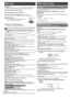 Page 1212
R Q T X 111 5
Getting Started Playing Discs Other Operations Reference
Preparation
To display the picture, turn on your TV and change its video input mode 
(e.g. VIDEO 1, AV 1, HDMI, etc.) to suit the connection to this unit.
[Note]
≥DISCS CONTINUE TO ROTATE WHILE MENUS ARE DISPLAYED.
Press [∫STOP]6 when you finish to preserve the unit’s motor and your 
TV screen.
≥Total title number may not be displayed properly on iR/iRW.This works only when the elapsed play time can be displayed. It also 
works...