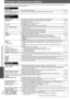 Page 11034
Průvodce odstraňováním problémů
RQTX0098 ČESKY
Průvodce odstraňováním problémů
Než požádáte o servisní opravu, proveďte následující kontroly. Máte-li u některých z kontrolních bodů pochybnosti nebo jestliže řešení uvedená v 
tabulce problém nevyřeší, požádejte o pokyny prodejce.
Napájení
Chybí napájení.≥Pevně zasuňte sít’ový kabel.9
Přístroj se automaticky přepnul 
do pohotovostního režimu.≥Byl aktivován časový vypínač, který dosáhl nastaveného časového limitu.12
Hlášení zobrazená 
jednotkou
Displej...