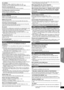 Page 3131
RQTX0226
Getting Started Playing Discs Other Operations Reference
No subtitles.≥Display the subtitles. (“SUBTITLE” in Menu 1) (B18)
≥Subtitles may not be displayed depending on the disc. [DivX]
Point B is automatically set.The end of an item becomes point B when it is reached.
The Setup menu cannot be accessed.≥Select “DVD/CD” as the source.
≥Cancel Program and Random play. (B16)
Sound is distorted.≥Noise may occur when playing WMA.
≥When using the HDMI output, audio may not be output from other...