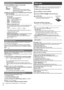 Page 1212
RQT9680
You can enhance the audio effect for low volume 5.1-channel sound. 
(Convenient for late night viewing.)
Press and hold [–W.SRD]: to show the current setting.While the current setting is displayed, press [–W.SRD]: to change the 
setting.
ON ,------. OFF
Only when “Surround layout (Recommended)” mode is selected in 
“Speaker layout” (B9, Easy setup)
(Effective when playing 5.1-channel sound or when DOLBY PLII/“S.SRD” 
(B11) is selected.)
For “Surround layout (Recommended)”
§ mode:
Front speaker...