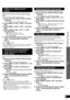 Page 23VQT2R70
23
Switching between dual sounds
You can switch between dual sounds of Dolby Digital signals.
1.  Press and hold [–SETUP, OFF] for about 2 seconds.
The setting items are displayed. ( ➜ page 21)
2. Press [
w][
q ] to select “DUAL PRG ” and 
press [OK].
3. Press [ e][
r ] to select the audio and press 
[OK].
MAIN : Main audio    SAP : Sub channel audio output
M+S : Main + Sub channel audio output
Factory setting: MAIN
4. Press [  RETURN] several times to select 
“EXIT ” and press [OK] to ﬁ  nish...