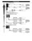 Page 1212
  AV cable connection
Best
Good
Basic
(Not HD)
 To use  HDMI terminals
L
R
 
●VIERA Link connection, please refer to p. 33 
●The HDMI connection is required for a 1080p signal.
HDMI
AV OUT
HDMI-DVI 
Conversion cable DVI OUT
AUDIO OUTe.g. Blu-ray Disc 
player
e.g. Blu-ray Disc 
player
AV Equipment
AV Equipment
dAudio adapter
white white
red red
 To use  COMPONENT terminals
L
R Y
P
B
PR
AUDIO
OUT
COMPONENT
VIDEO OUT
white red
green
bluered
white
red red
blue
green
whitered
green
bluered e.g. Blu-ray...