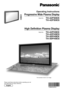 Page 1Please read these instructions before operating your set 
and retain them for future reference.
T
H
-
4
2
P
S
9
TH-42PS9
Model No.
Operating Instructions 
Progressive Wide Plasma Display
English
The illustration shown is an image.
TH-42PS9EK
TH-42PS9ES
Model No.
High Deﬁ nition Plasma Display
TH-42PH9EK
TH-42PH9ES
TH-50PH9EK
TH-50PH9ES
 