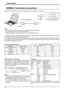 Page 1010
SERIAL Terminals connection
Notes:
•  Use the RS-232C cable to connect the computer to the Plasma Display.
•  The computer shown is for example purposes only.
•  Additional equipment and cables shown are not supplied with this set.
The SERIAL terminal conforms to the RS-232C interface speciﬁ cation, so that the Plasma Display can be controlled 
by a computer which is connected to this terminal.
The computer will require software which allows the sending and receiving of control data which satisﬁ es...