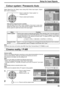 Page 3333
1/2
PC
Off
Standby save
Off
Power management
Off
Auto power off
Off
OSD LanguageEnglish (
UK) Component/RGB-in select
RGB
Input labelSignal
Power save
Setup
3D Y/C Filter (NTSC)
Colour system
Signal
On
Auto
Cinema reality
Panasonic Auto (4 : 3)Off
4 : 3
[ 
AV  ]
P-NROff
1/2
PC
Off
Standby save
Off
Power management
Off
Auto power off
Off
OSD LanguageEnglish (
UK) Component/RGB-in select
RGB
Input labelSignal
Power save
Setup
1
23D Y/C Filter (NTSC)
Colour system
Signal
On
Auto
Cinema reality
Panasonic...