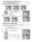 Page 3030
Setup of SCREENSAVER Time
After selecting TIME OF DAY or INTERVAL, the relevant Time Setup will become available for selection and the Operating 
Time may be set. (Time cannot be set when “MODE” is “ON” or “OFF”.)
Press to select START TIME / FINISH TIME
(When TIME OF DAY is selected).
Press to select SHOW DURATION / SAVER 
DURATION (When INTERVAL is selected).
Press to setup.
   button: Forward
 button: Back
Note:Timer function will not work unless “PRESENT TIME OF DAY” is set. Notes:
 • Pressing “ ”...