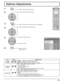 Page 4141
1
2
3
5Press to display the Setup menu.
Press to select “OSD Language”.
Press and hold until the Options menu is displayed.
Press to select your preferred menu.
Press to adjust the menu.
Press to conﬁ rm.
Press to exit from 
Options menu.
4
6
Item Effect Adjustments
Off-timer
function
EnableDisable
Enable: Switches the “Off-timer function” “On”
Disable: Switches the “Off-timer function” “Off”
Note:  When “Disable” is set, the Off-timer is cancelled.
Onscreen
display
On Off
On:  Displays all the...