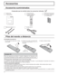 Page 588
Accesorios
Se necesitan dos pilas AA.
2. Coloque las pilas correctamente 
con las polaridades (+) y (–) 
indicadas.
 Precaución relacionada con el uso de las pilas
La instalación mal hecha puede causar fugas de electrólito y corrosión, lo que estropeará el transmisor de mando a 
distancia. Las pilas deben desecharse por medios ecológicos.
Tome las precauciones siguientes:
1. Las pilas deberán reemplazarse siempre juntas. Cuando reemplace pilas usadas, utilice siempre pilas nuevas.
2. No mezcle una pila...