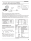 Page 6111
Conexiones
Conexión de los terminales SERIAL
Notas:
•  Utilice el cable RS-232C para conectar el ordenador a la pantalla de plasma.
•  Los ordenadores mostrados sólo sirven como ejemplo.
•  El equipo y los cables adicionales mostrados no son suministrados con este aparato.
El terminal SERIAL cumple con la especiﬁ cación de interface RS-232C para que pueda controlar la pantalla de plasma
mediante un ordenador conectado en este terminal.
El ordenador requiere el uso de un software que permita transmitir...