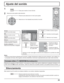 Page 7525
Sonido
NormalNormalizarNormal
0
0
0
Apagado
Agudos0
Mid Modo de sonido
Balance Graves
Sonido ambiental
Principal Salida Audio (PIP)
Ajuste del sonido
Silenciamiento
Graves
Ajusta los sonidos bajos
Mid
Ajusta el sonido normal
Agudos
Ajusta los sonidos altos
Balance
Ajusta los volúmenes de los
canales izquierdo y derecho
Sonido ambiental
Seleccione Encendido o Apagado
Notas:
•
Presione la tecla Sonido ambiental para encender y apagar directamente el efecto de sonido ambiental. (vea la página 14)
•  Los...