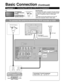 Page 1010
To connect the antenna terminal and DVD recorder or VCR
ANT OUTANT IN
TO
AUDIO
AMP
COMPONENTIN
VIDEO
IN
1
1 2VIDEOS VIDEO
AUDIO
PROG
OUT
RPRPBY
P
RPBYR
R L
L
L
R L
AUDIO
IN
PC
HDMI 1 HDMI 2
AUDIO
B
D
A
C
Basic Connection (Continued)
Example 2Connecting DVD recorder (VCR) (To record/playback)
DVD Recorder
If this source has higher resolution through interlace 
or progressive signal, connection can be done with 
the use of Component Video or HDMI cable.
VCR
Connection can be done with the use of an RF...