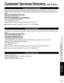 Page 5555
FAQs, etc.
 Customer Services Directory (for U.S.A.)
 Limited Warranty (for U.S.A.)
Customer Services Directory (for U.S.A.)
Customer Services Directory
Obtain Product Information and Operating Assistance; locate your nearest Dealer or Service Center; 
purchase Parts and Accessories; or make Customer Service and Literature requests by visitin\
g our Web 
Site at:
http://www.panasonic.com/help
or, contact us via the web at:
http://www.panasonic.com/contactinfo
You may also contact us directly at:...