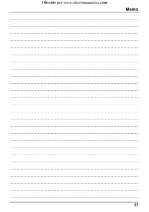 Page 5757
Memo
 Ofrecido por www.electromanuales.com
 