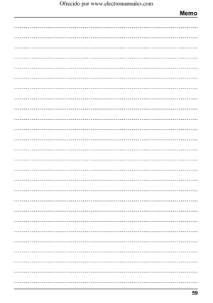 Page 5959
Memo
 Ofrecido por www.electromanuales.com
 